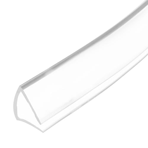 PATIKIL Rubber Seal Strip, 10Ft Flexible U Channel Edge Trim Protector Soundproof Door Seal Strips Fit 13mm Thick Edge, 11/16"(17mm) Width, 19/32"(15mm) Height, Transparent - size: 11/16"(17mm ) x 19/32"(15mm )
