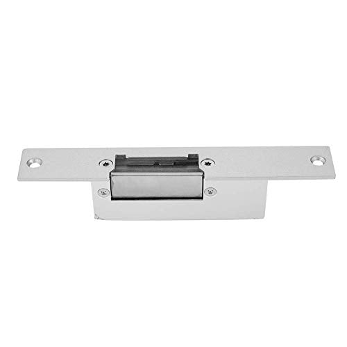 Electric Strike Lock, Door Access Control NC/NO Fail Secure, 500Kg Thrust Withstand, Electric Lock for Wood Metal PVC Door