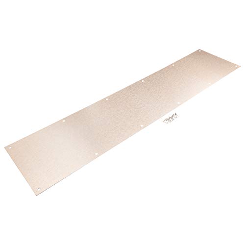 National Hardware N270-316 Kickplate in Satin Nickel, 8" x 34" - color: Satin Nickel, size: 8" x 34"