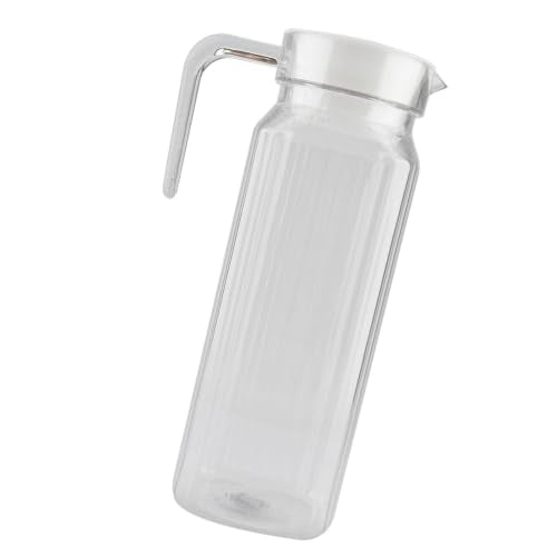 34 oz Acrylic Pitcher with Lid and Spout,1100ml Hot/Cold Water Jug for Iced Tea Pitcher for Coffee, Juice and Iced Tea Beverage Carafe with Lid (1100ml) - size: 37.2 Ounces