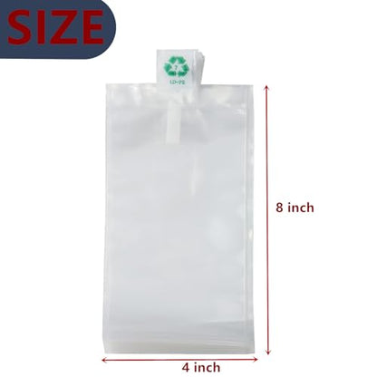 50 Pieces Packaging Air Bags, Clear Air Bubble Bag Air Cushions Buffer Bags Inflatable Air Packaging Protector Bag with Free Pump, 4x6 Inches