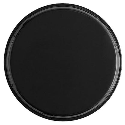 TrueCraftware- 11" Round Serving Tray Fiberglass Black Set of 2- Non Slip Surface Service Trays Round Tray Plastic Food Meals Server Tray for Home Kitchen Restaurant Cafeteria Bar Hotel - color: Black, size: 11" Round