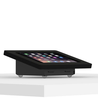 VidaMount Black Enclosure and Fixed Tilted 15° Desk/Surface Mount [Bundle] Compatible with iPad mini 1/2/3 - color: Black, size: iPad Mini 1/2/3