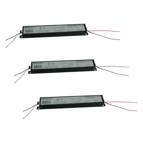 Robertson IEA432T8120N (3P20135) Electronic Fluorescent Ballast, for 3 or 4 T8 Fluorescent Lamps Between 17W-32W (F17T8 Through F32T8) or 3 F40T8 Lamps, Instant Start, 120V (Qty 1) (Pack of 3) - size: Single Item (Pack of 3)