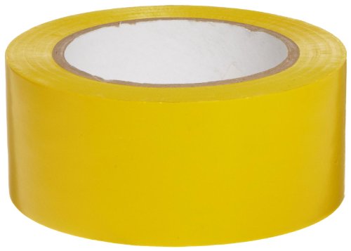 Brady-Y65247 Vinyl Aisle Marking Tape - Yellow, Abrasion Resistant Tape - 2" Width, 36 yards