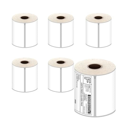 1320 Shipping Labels 4"x6" Compatible with Dymo LabelWriter 4XL 1744907, 1755120, Thermal Postage Labels with Permanent Adhesive, BPA Free, 220 Labels/Roll (6 Rolls) - size: 6 Rolls | 220 Labels