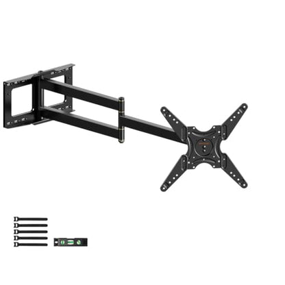 48" Extension Long Arm Rotating TV Wall Mount 26-65”TV by WHYFONE - size: Fit 26-65" TVs