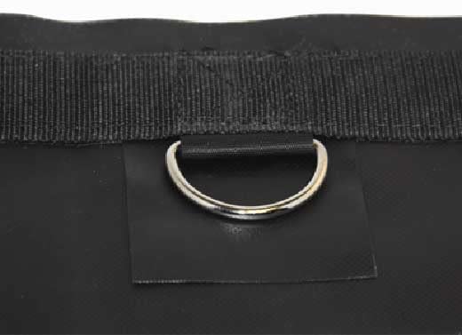 Mytee Products 12' x 27' Flatbed Truck Tarps Steel Tarp - Black - size: 12' x 27' (2' Drop)