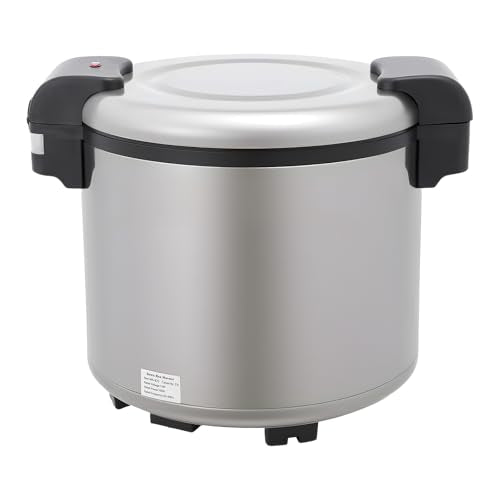 6.1Gal 120 Cup Electric Rice Warmer, Rice Food Warmer Commercial Large with Dedicated Paddle, Non-Stick Pot 149°F Sustained Warmth,Soup Warmers Sushi Warmer for Rice,Porridge,Soup in Restaurant Family