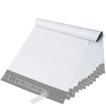 Fuxury Poly Mailers 10x13" 50 Pack,Shipping Bags For Clothing,White - color: White, size: 10x13" 50pcs