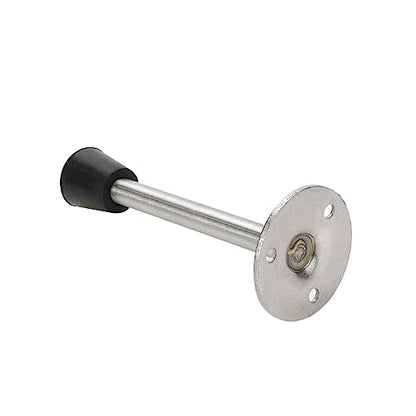 Door Stopper Stainless Steel Wall Floor Mounted Door Stop with Rubber Bumper 120mm/4.7" Length-4pcs (Pack of 2) - size: 120mm/4.7" 4pcs (Pack of 2)
