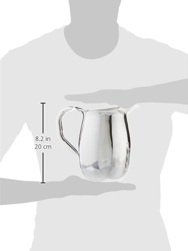 Update International (BP-2) Stainless Steel Bell Pitcher, 2 quart capacity, Stainless Steel - size: 64 Ounces, style: Pitcher