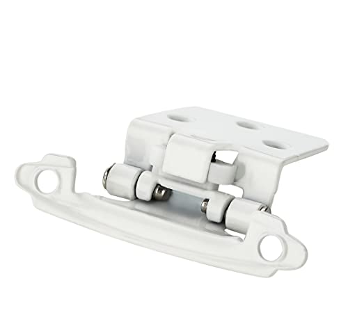 Ravinte White Cabinet Hinges, 1/2 Inch Overlay, 20 Pack (10 Pairs) - color: White