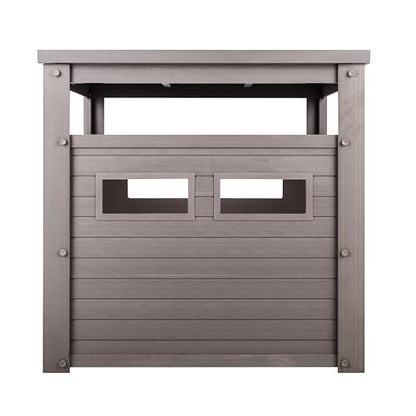 New Age Pet® ECOFLEX® Litter Loo® Enclosure, Jumbo, Grey - color: Grey, size: Jumbo