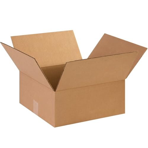 BOX USA Flat Boxes Holds 65lbs, 14x14x6 25-Pk for Shipping & Packing - style: Standard Corrugated