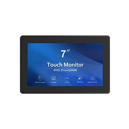 GreenTouch 7 Inch Open Frame 1024x600 HDMI PCAP Touch Monitors for Consumer, Retail POS, and Hospitality Markets - size: 7 in