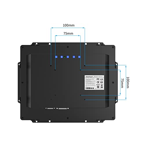 GreenTouch 12.1 inch 10 Points Touch Front IK08/IP65 Open Frame Touch Monitor Desktop or Wall Mountable Multi Point Touch 1024x768 - size: 12.1 in