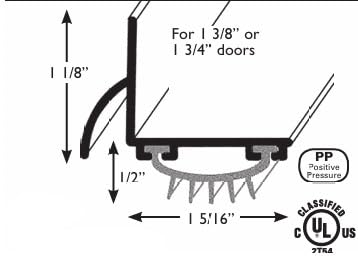 L-Shaped Heavy-Duty Aluminum Door Shoe with Drip Cap – Available in Multiple Sizes & Colors – Fits 1-3/8" or 1-3/4" Doors – Ideal for Commercial & Residential Use (Silver, 36") - color: Silver, size: 36 Inch