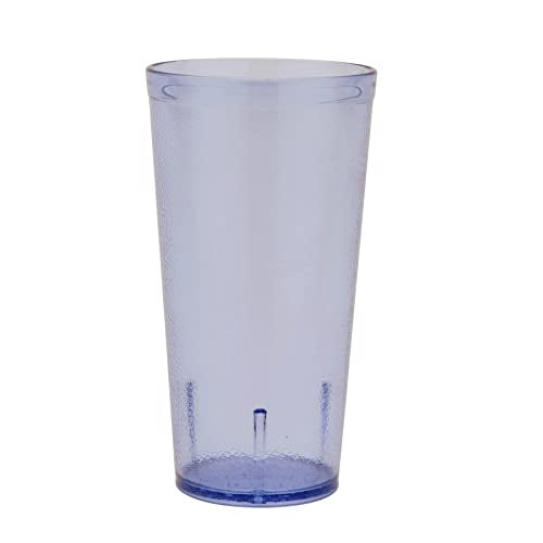 G.E.T. 6620-1-BL Heavy-Duty Plastic Restaurant Tumblers, 20 Ounce, Blue (Set of 12) - color: Blue, size: 12 Count (Pack of 1), style: 20 ounces