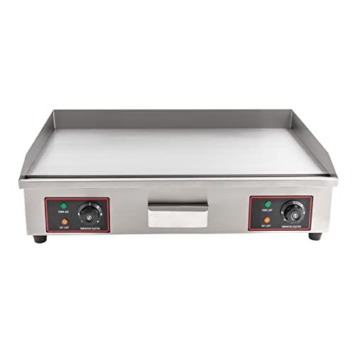 3000W Commercial Electric Flat Top Griddle Countertop Teppanyaki Grill - color: 3000W, 28.7"x15.7"