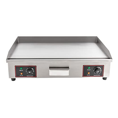 3000W Commercial Electric Flat Top Griddle Countertop Teppanyaki Grill - color: 3000W, 28.7"x15.7"