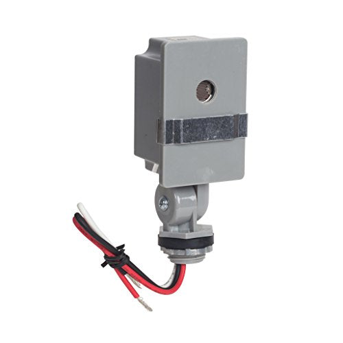 nsi Industries TORK RKP203 Outdoor 120-Volt Swivel Mount Photocontrol with Light Adjustment Bar - Controls Lighting Dusk to Dawn - Compatible with Incandescent/Compact Fluorescent/Halogen/LED