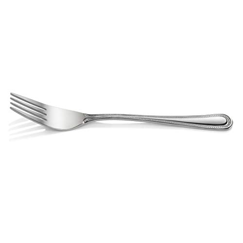 New Star Foodservice Bead Pattern 18/0 Stainless Steel Salad Fork, 6.6-Inch, Set of 12, Commercial Grade - size: Salad Fork (6.6-Inch)
