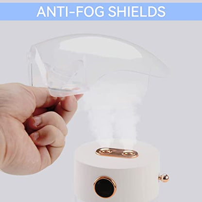 Face Shield with Glasses 4 Pack, Anti -Fog Clear Face Mask Full Face Protection Splash Guard Reusable Breathable See Through Goggles Plastic Working Face Shields Nail Art Tools for Nail Artists - style: 4 Pack