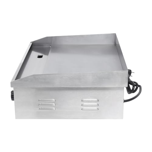 3000W Commercial Electric Teppanyaki Grill Countertop Flat Top Griddle - color: 21.3"x11.8", 3000W