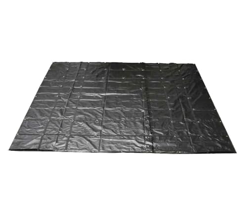 Mytee Products Flatbed Truck Tarps Steel Machinery Tarp 30' x 30' - Black - size: 30' x 30' (10' Drop)