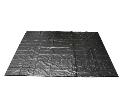 Mytee Products Flatbed Truck Tarps Steel Machinery Tarp 30' x 30' - Black - size: 30' x 30' (10' Drop)