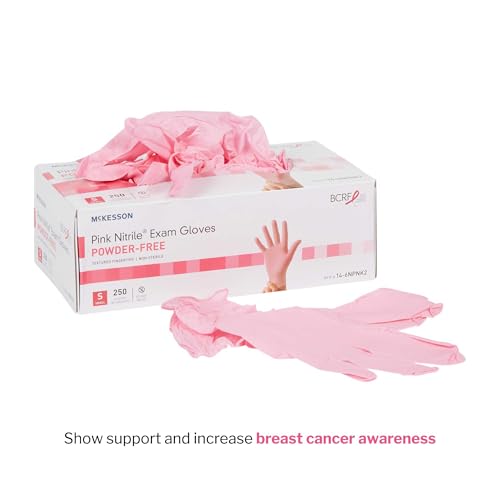 McKesson Nitrile Disposable Nitrile Exam Glove Standard Cuff Length - size: Medium 250 count