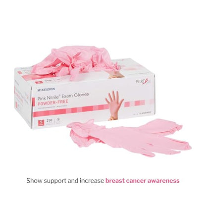McKesson Nitrile Disposable Nitrile Exam Glove Standard Cuff Length - size: Small 250 count
