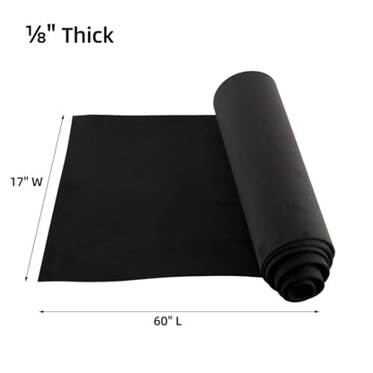 Artilife Closed Cell Foam Roll, Easy to Cut into Foam Sheets & Foam Pads for Sound Insulation, Cushion & DIY Projects (1/8" T x 17" W x 60" L) - size: 1/8" T x 17" W x 60" L