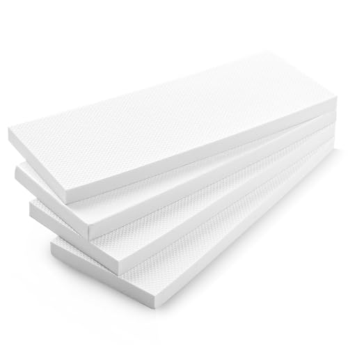 Garage Wall Protector, 4 Pack Garage Car Door Protector Bumper Guard for Car Doors Anti-Collision Self Adhesive EVA Foam for Warehouse Parking Assist 15.8"x5.9"x0.8" - color: White, size: 4 Pack 15.8"x5.9"x0.8"