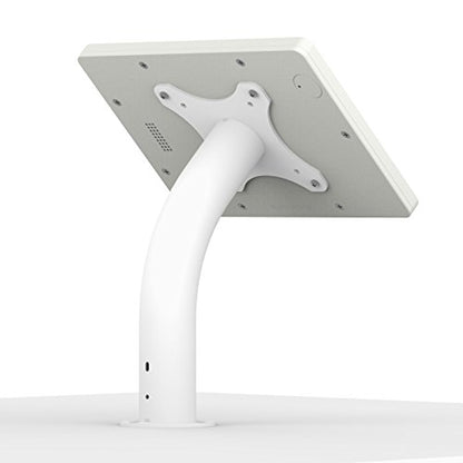 VidaMount White Enclosure and Fixed Neck Wall/Table Surface Mount [Bundle] Compatible with iPad mini 1/2/3 - color: White, size: iPad Mini 1/2/3