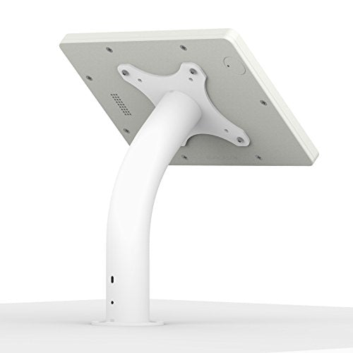 VidaMount White Enclosure and Fixed Neck Wall/Table Surface Mount [Bundle] Compatible with iPad mini 4 & 5 - color: White, size: iPad Mini 4 & 5