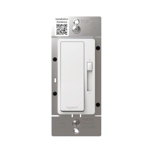 Legrand Radiant 150W LED Dimmer Light Switch 3-Way Rocker White 1 Pack - color: White