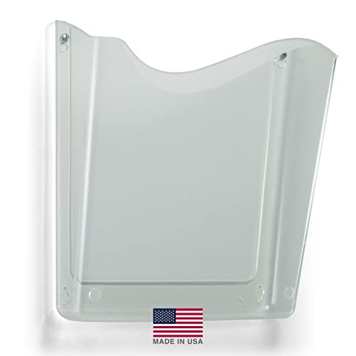 Officemate Unbreakable Vertical Wall File, Letter Size, Clear - size: (Pack of 1)