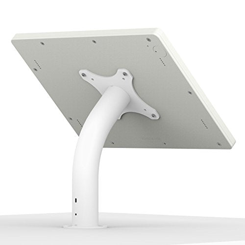 VidaMount White Enclosure and Fixed Neck Wall/Table Surface Mount [Bundle] Compatible with iPad Pro 12.9" (1st/2nd Gen) - color: White, size: iPad Pro 12.9" (1st/2nd Gen)