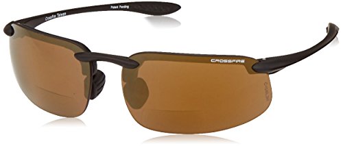 Crossfire Safety Glasses - color: Bronze Lens 2.5 Diopter