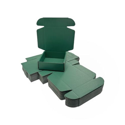 50 Pack 5.5x5.1x2 in Hunter Green Shipping Boxes - color: Hunter Green, size: 5.5x5.1x2 in