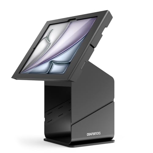 Compulocks iPad Air M2/M3/M4 13", Apex Enclosure Tablet Printer Kiosk - Black - size: iPad Air M2 & M3 13"