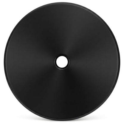 trust4care 4-Pack 2.0" Black Backplates of Bifold Closet Cabinet Knobs - color: Black