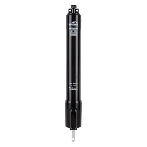 Wright Products EZ-Hold Heavy Duty Pneumatic Storm Door Closer, Black - color: Black