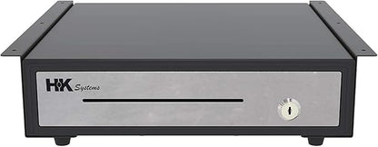 HK SYSTEMS Universal Under Counter Mounting Metal Bracket for 13",16",18" Cash Drawer, Black Color - size: 07. Under Mounting Bracket