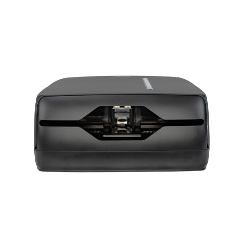 San Jamar Timeless Commercial Folded/Multifold Paper Towel Dispenser for Bathroom and Kitchen, Black, Universal Paper, Wall Mounted