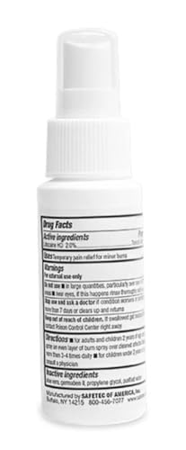 Safetec 50004 Burn Relief Burn Spray Bottle 2 Oz (Each)