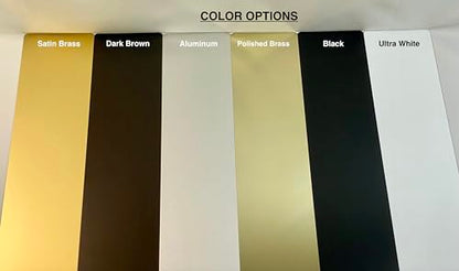 Aluminum Anodized Aluminum Kickplates (10 x 40) - color: Aluminum, size: 10 x 40
