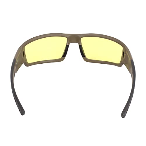 Crossfire Safety Glasses - color: Tan Sde / Hd Yellow